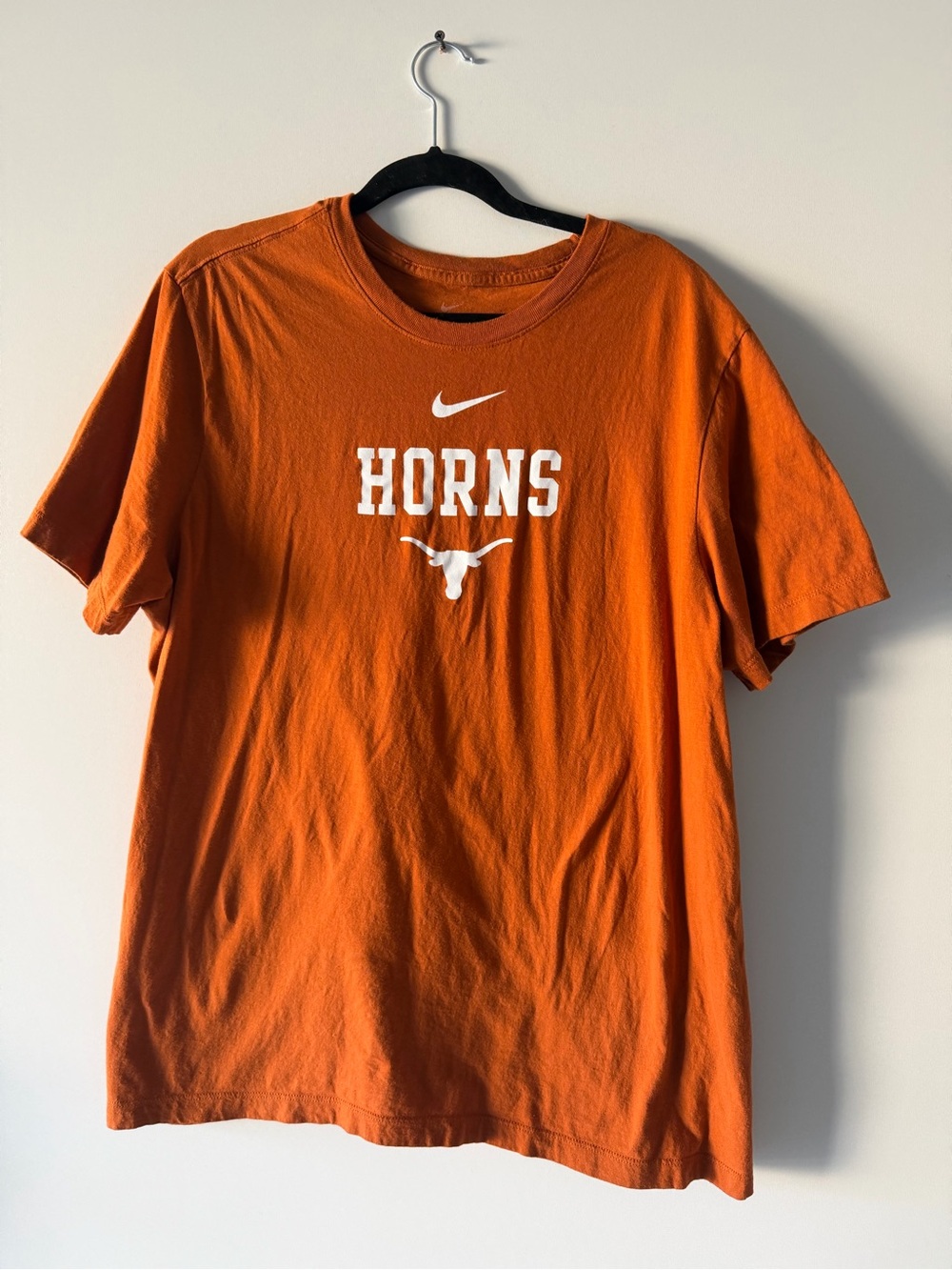 The Nike Tee Men's Orange Crewneck longhorns UT XL